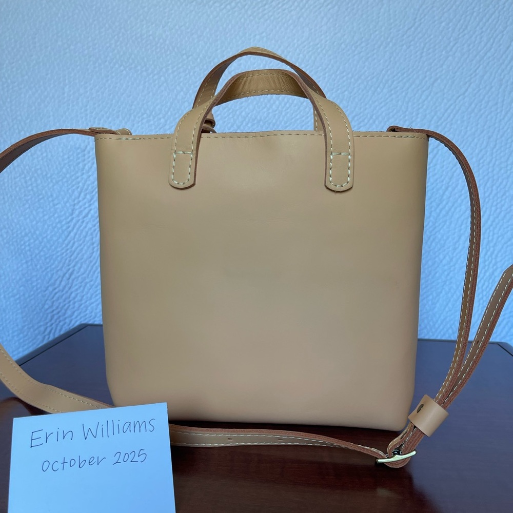 Portland Leather Goods – Mini Crossbody in Mamey w/ Matching Tassel - Picture 3 of 5